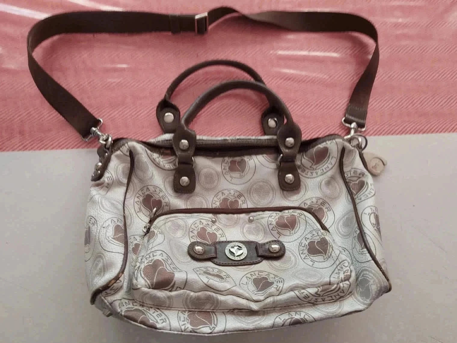 Bolsa de mão em tela Lancaster – photo 2